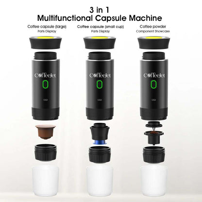 CoffeeJet™ 3-in-1 Wireless Portable Coffee Maker